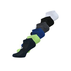 ASICS Športové ponožky  námornícka modrá / biela / tmavosivá / tmavomodrá / kiwi