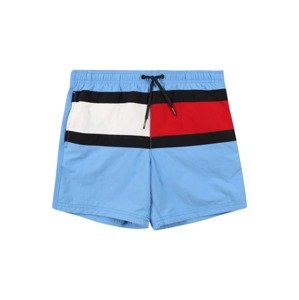 Tommy Hilfiger Underwear Plavecké šortky  svetlomodrá / biela / červená / námornícka modrá