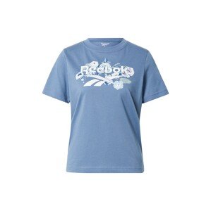 Reebok Sport Funkčné tričko  dymovo modrá / jablková / biela / pastelovo modrá