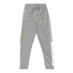Nike Sportswear Nohavice  sivá / svetlosivá / biela / žltá