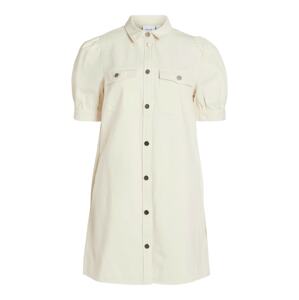VILA Košeľové šaty 'Lexi'  prírodná biela