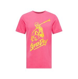 Superdry Tričko 'Cali'  žltá / ružová