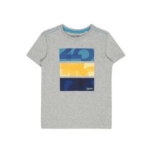 ESPRIT Tričko  sivá melírovaná / modrá / žltá / tmavomodrá
