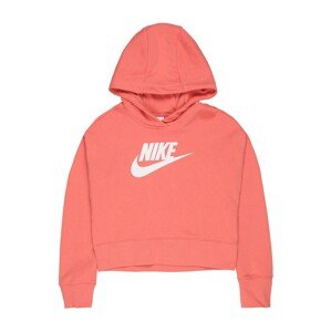 Nike Sportswear Mikina  svetloružová / biela