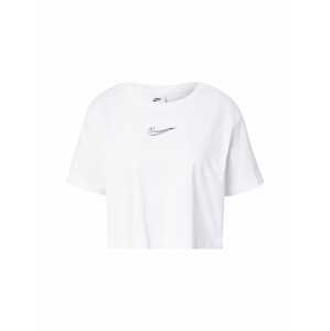 Nike Sportswear Tričko  biela / sivá / čierna