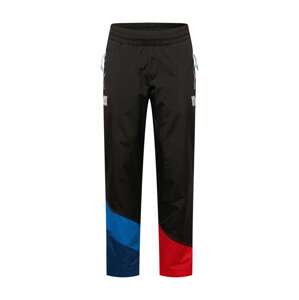 PUMA Športové nohavice  čierna / modrá / červená / biela