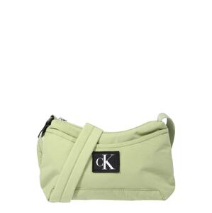 Calvin Klein Kabelka na rameno  čierna / biela / pastelovo zelená