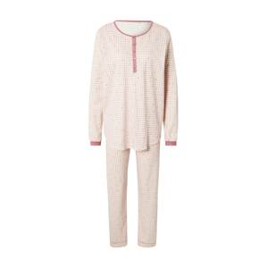 CALIDA Pyžamo  staroružová / biela / rosé