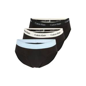 Calvin Klein Underwear Boxerky  čierna / biela ako vlna / svetlomodrá / sivá