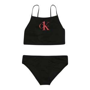 Calvin Klein Swimwear Bikiny  svetločervená / čierna