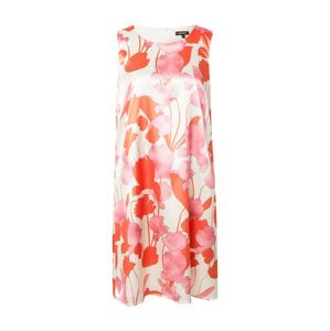 MORE & MORE Letné šaty  šedobiela / ružová / oranžová