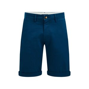 WE Fashion Chino nohavice  námornícka modrá