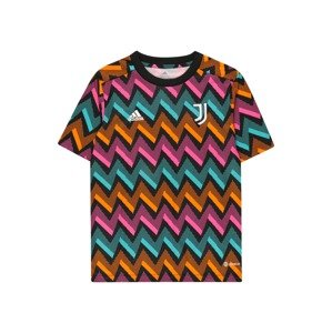 ADIDAS PERFORMANCE Funkčné tričko 'JUVE 21 PRESHIY'  čierna / ružová / oranžová / svetlomodrá