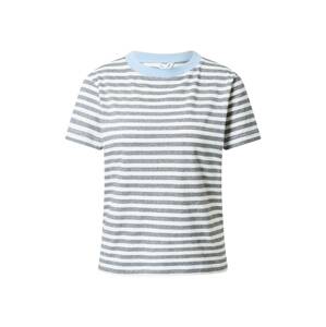 MELAWEAR Tričko 'KHIRA'  svetlomodrá / námornícka modrá / prírodná biela
