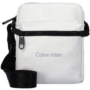 Calvin Klein Taška cez rameno  sivá / čierna / biela