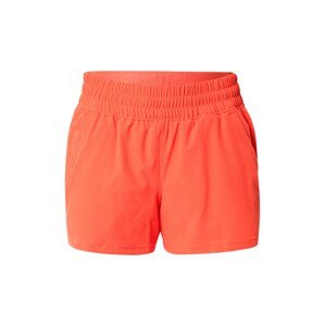 COLUMBIA Športové nohavice 'Alpine'  oranžovo červená / svetlosivá