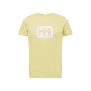 HELLY HANSEN Funkčné tričko  svetložltá / biela