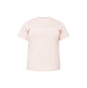 Calvin Klein Curve Tričko  biela / ružová