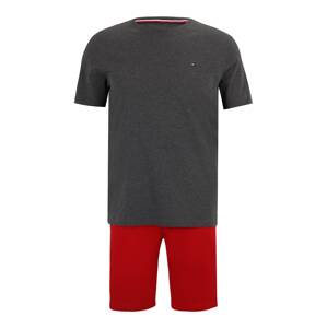 Tommy Hilfiger Underwear Krátke pyžamo  červená / tmavočervená