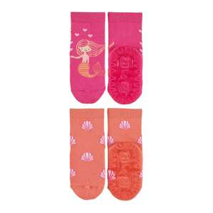STERNTALER Ponožky 'AIR'  ružová / oranžová / ružová / pastelovo žltá