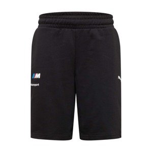 PUMA Športové nohavice 'BMW'  čierna / biela / modrá