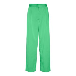 VERO MODA Plisované nohavice 'ALASKA'  zelená
