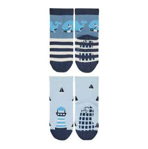 STERNTALER Ponožky  modrá / svetlomodrá / tmavomodrá / biela