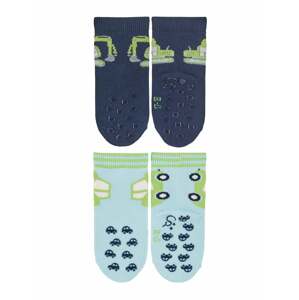 STERNTALER Ponožky  svetlomodrá / tmavomodrá / sivá / svetlozelená / biela