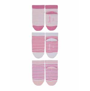 STERNTALER Ponožky  ružová / ružová / biela
