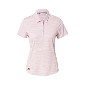 adidas Golf Funkčné tričko  s ružovými fľakmi / tmavočervená