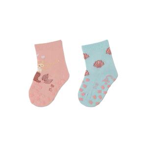 STERNTALER Ponožky  modrá / zmiešané farby / ružová
