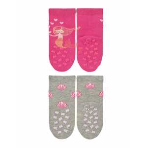 STERNTALER Ponožky  ružová / žltá / béžová / oranžová / sivá melírovaná