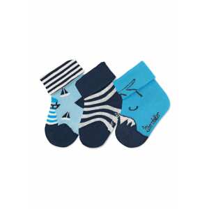STERNTALER Ponožky  modrá / svetlomodrá / biela / tmavomodrá
