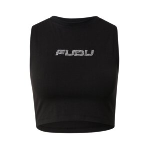 FUBU Top  čierna / priehľadná