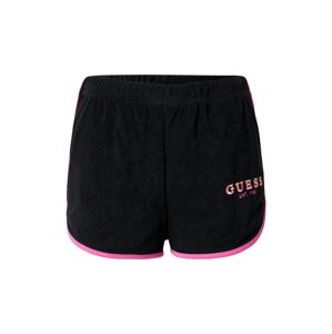 GUESS Športové nohavice  ružová / čierna