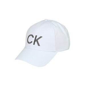 Calvin Klein Čiapka  tmavosivá / biela