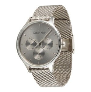 Calvin Klein Analógové hodinky  strieborná / zlatá