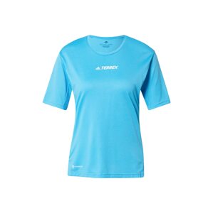 adidas Terrex Funkčné tričko  modrá / biela