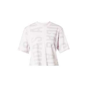 ADIDAS PERFORMANCE Funkčné tričko  pastelovo fialová / svetlosivá
