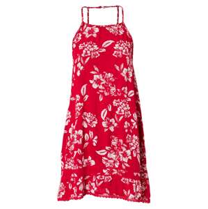 Superdry Letné šaty  červená / biela