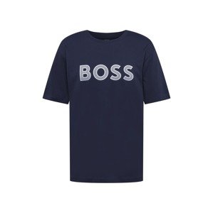 BOSS Green Tričko 'Teeos'  námornícka modrá / striebornosivá