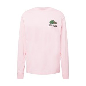 LACOSTE Tričko  zelená / ružová