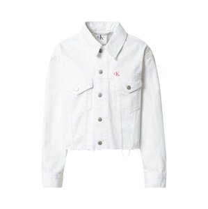 Calvin Klein Jeans Prechodná bunda  biela / zmiešané farby