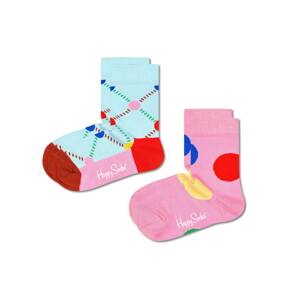 Happy Socks Ponožky  ružová / svetlomodrá / zmiešané farby