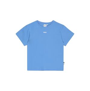 BOSS Kidswear T-Shirt  svetlomodrá / biela