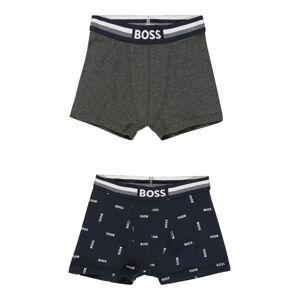 BOSS Kidswear Nohavičky  námornícka modrá / sivá melírovaná / biela