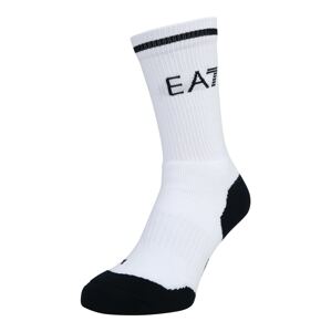 EA7 Emporio Armani Ponožky  biela / čierna