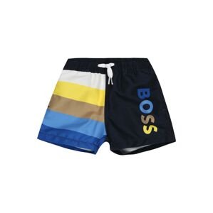 BOSS Kidswear Plavecké šortky  námornícka modrá / zmiešané farby