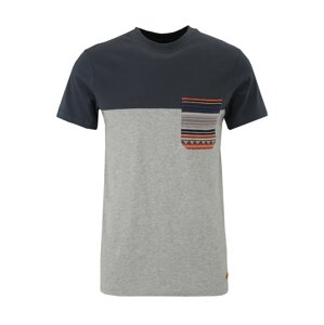Iriedaily Tričko  sivá melírovaná / oranžová / béžová / antracitová / námornícka modrá