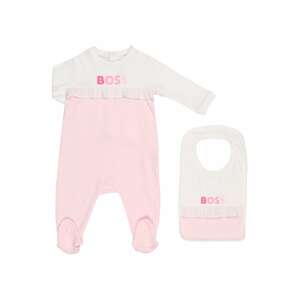 BOSS Kidswear Pyžamo  ružová / biela / zmiešané farby